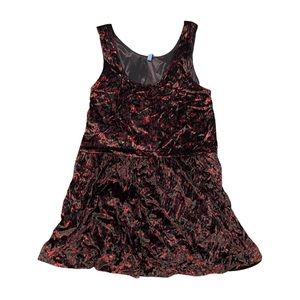 Velvet floral free people mini dress